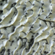 Sand dunes covered in carbon dioxide ice on Mars.
